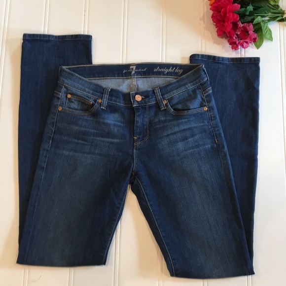 7 For All Mankind Denim - 7 For All Mankind straight leg